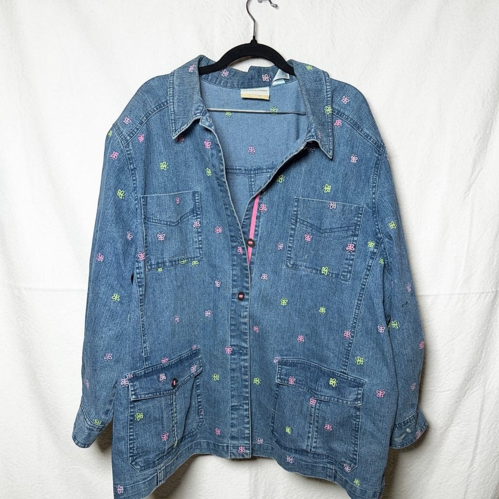 Retro Alfred Dunner Jacket with Embroidery